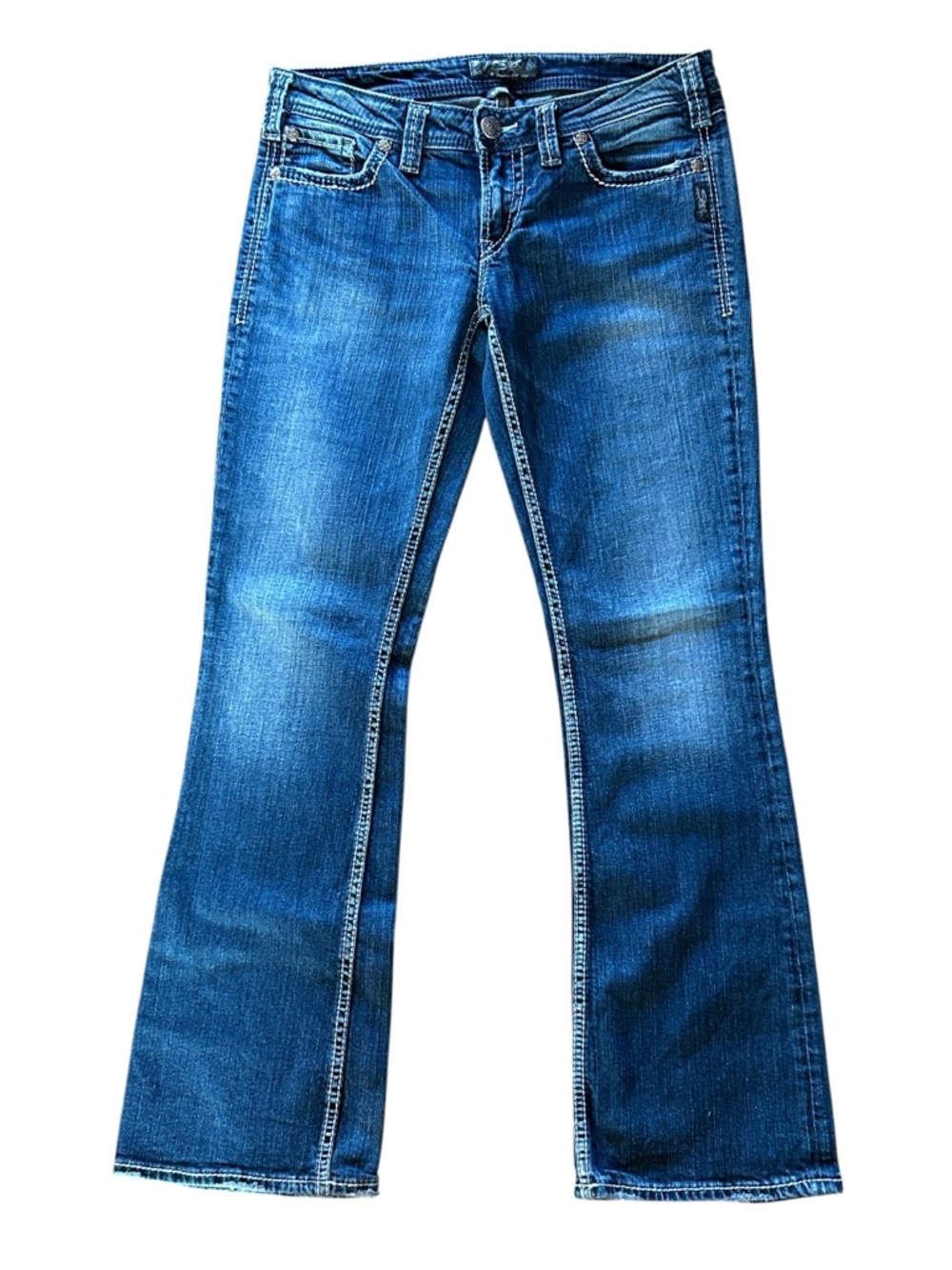 Silver Aiko Boot Cut Jeans